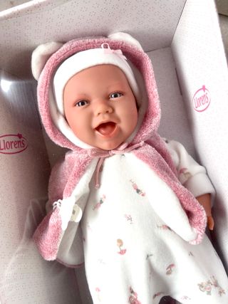 Muñeca Llorens Mimi Sonrisas Chaqueta Rosa