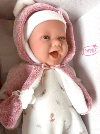 Muñeca Llorens Mimi Sonrisas Chaqueta Rosa