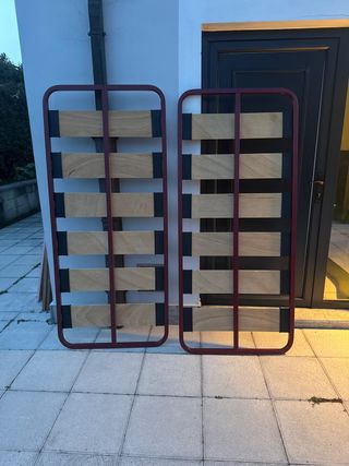 2 Somieres Metálicos con un colchon