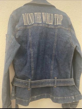 Chaqueta tejana con bordado