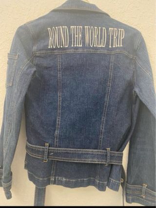 Chaqueta tejana con bordado