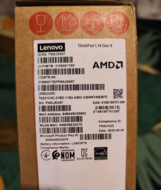 Portátil Lenovo L14