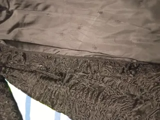 Abrigo astracán negro Mujer Fabricado en Valencia