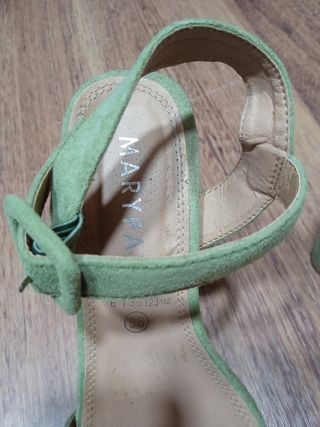 Zapatos de tacón Marypaz verde talla 36