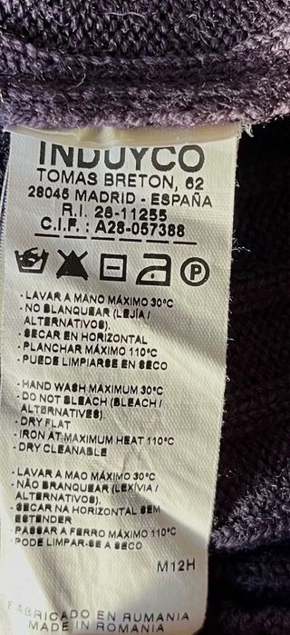 Jersey Lloyd's Morado Lana Virgen - Talla L (6)