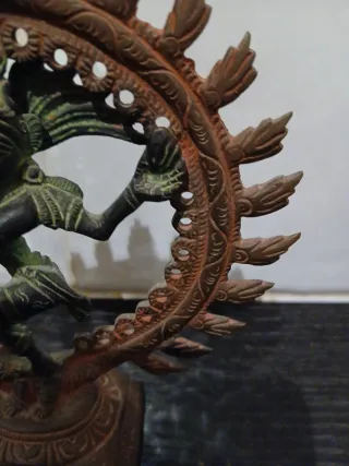 Estatua Shiva Danza Hindú Bronce