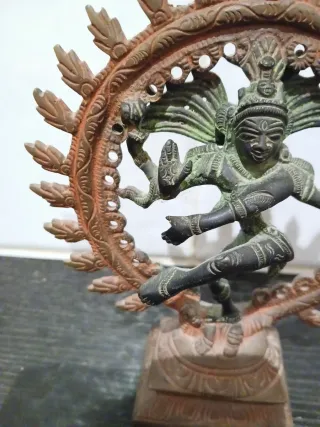 Estatua Shiva Danza Hindú Bronce