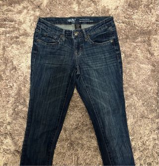 Jeans vintage vita bassa blu