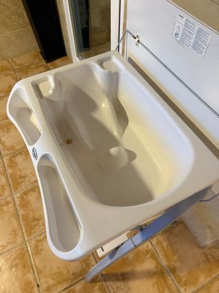 Cambiador bañera Brevi con estampado de oso