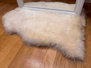 Alfombra IKEA ULLERSLEV Piel Oveja Natural Beige