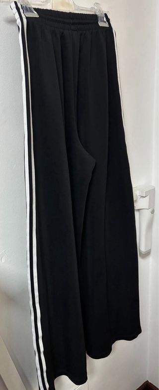 Pantalón Adidas Negro Auténtico. Palazzo