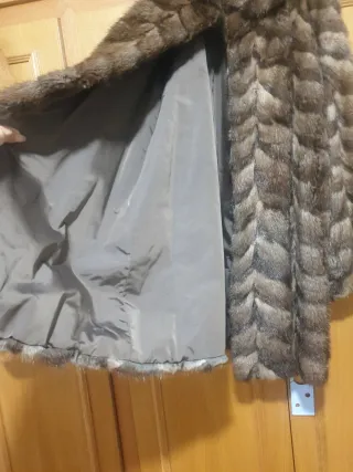 Abrigo de piel de chinchilla