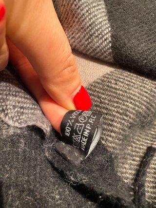 Sciarpa a quadretti in viscosa