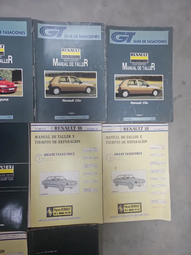 Lote Manuales Taller Renault 14 19 18 Clio Laguna