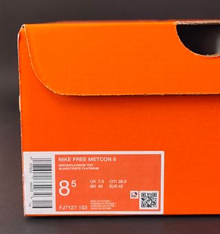 42 - Nike Free Metcon 6 - White/Platinum tint