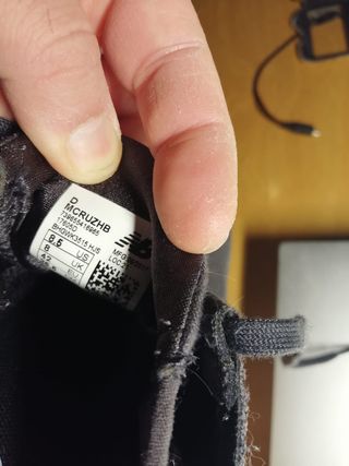 Zapatillas New Balance Negras/Grises