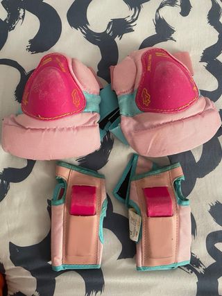 Patines en línea rosas