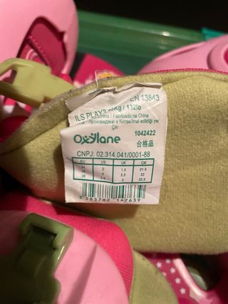 Patines en línea rosas