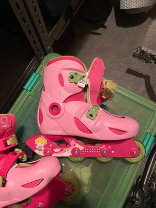 Patines en línea rosas