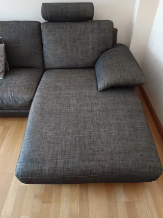 Sofá Natuzzi con chaise longue.Transporte incluido