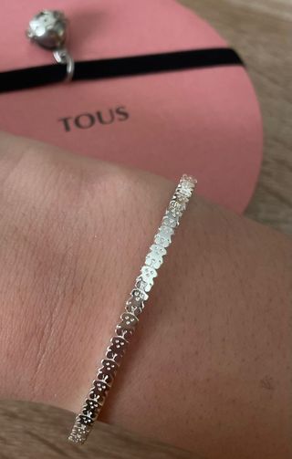Pulsera Tous Straight Plata