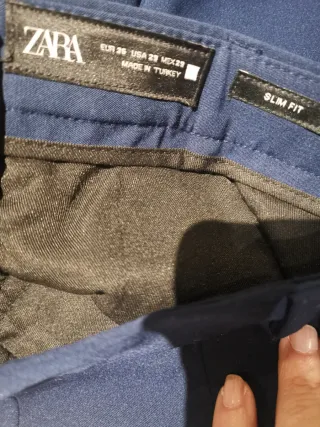 Traje azul Zara hombre