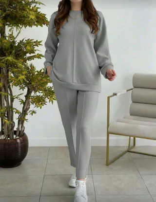 Conjunto deportivo mujer Shein gris