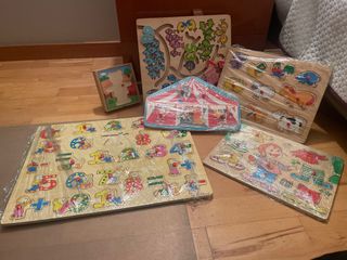 Puzzles de madera para bebés