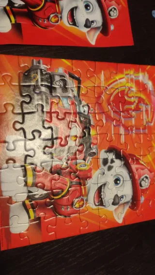 3 Puzzles Patrulla Canina 49 piezas.