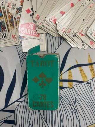 Tarot Francés Antiguo - 78 Cartas Vintage