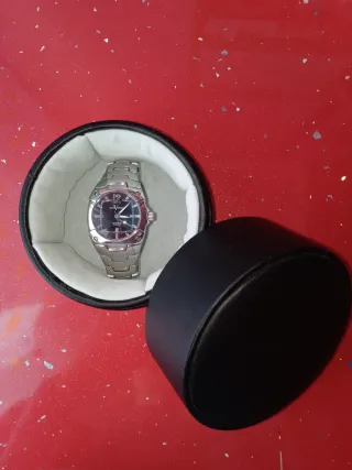 Reloj Paul Versan Mujer Negro/Plata