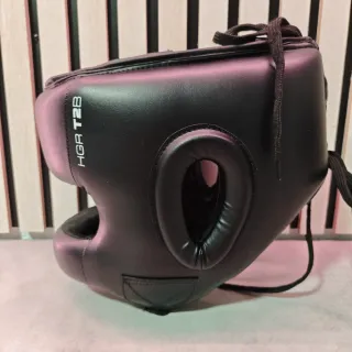 Casco boxeo/deportes contacto RDX negro (talla M)