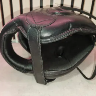 Casco boxeo/deportes contacto RDX negro (talla M)