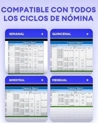 NGTeco W3 Reloj Control Horario Empleado