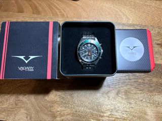 Orologio Vagary Aqua39 Crono Verde Argento