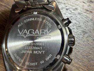 Orologio Vagary Aqua39 Crono Verde Argento