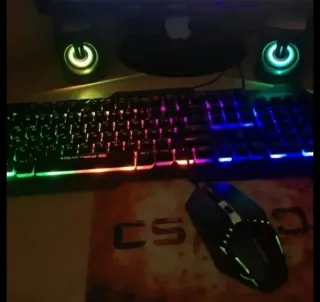 Altavoces Escritorio con Luces LED RGB