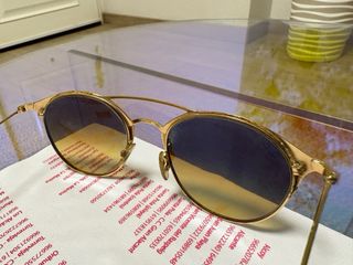Occhiali da sole Ray-Ban da donna in rosa e oro