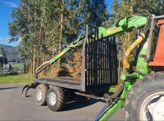 Fiatagri 100-90 S DT con equipo forestal Toimil