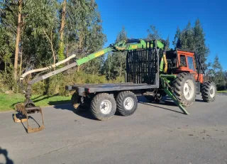 Fiatagri 100-90 S DT con equipo forestal Toimil
