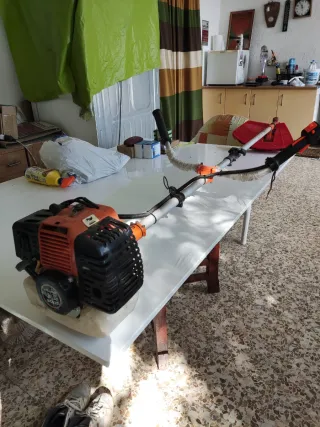 Desbrozadora gasolina naranja