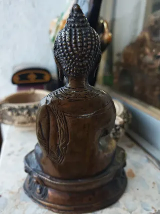 Figura Buda Bronce Sentado
