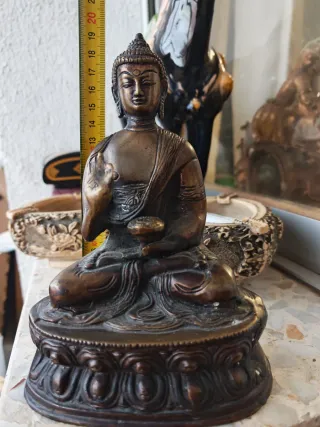 Figura Buda Bronce Sentado