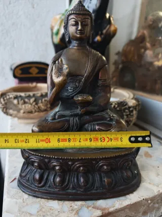 Figura Buda Bronce Sentado