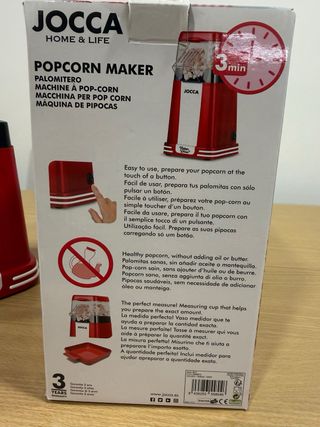 Palomitero Jocca Rojo y Blanco