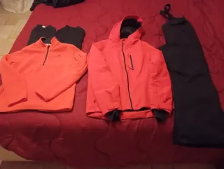 Completo Sci Giacca Pile e Pantaloni tg 12 anni