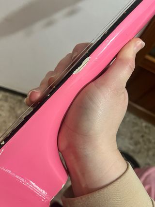 Guitarra infantil rosa