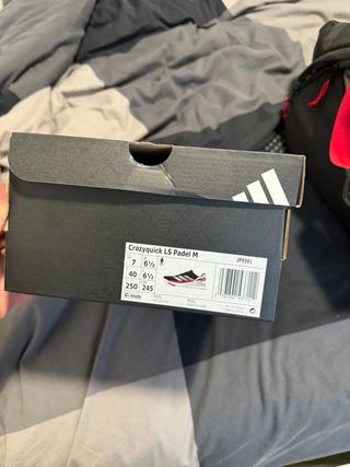 Adidas Scarpe Padel Crazyquick Nero Rosso