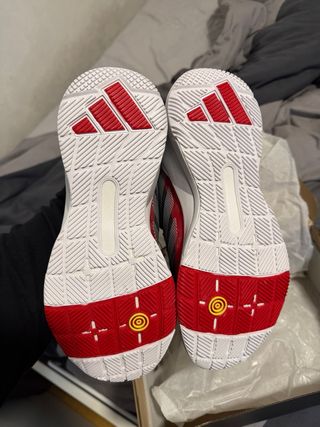 Adidas Scarpe Padel Crazyquick Nero Rosso