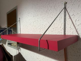 Estantería Roja y Verde Madera